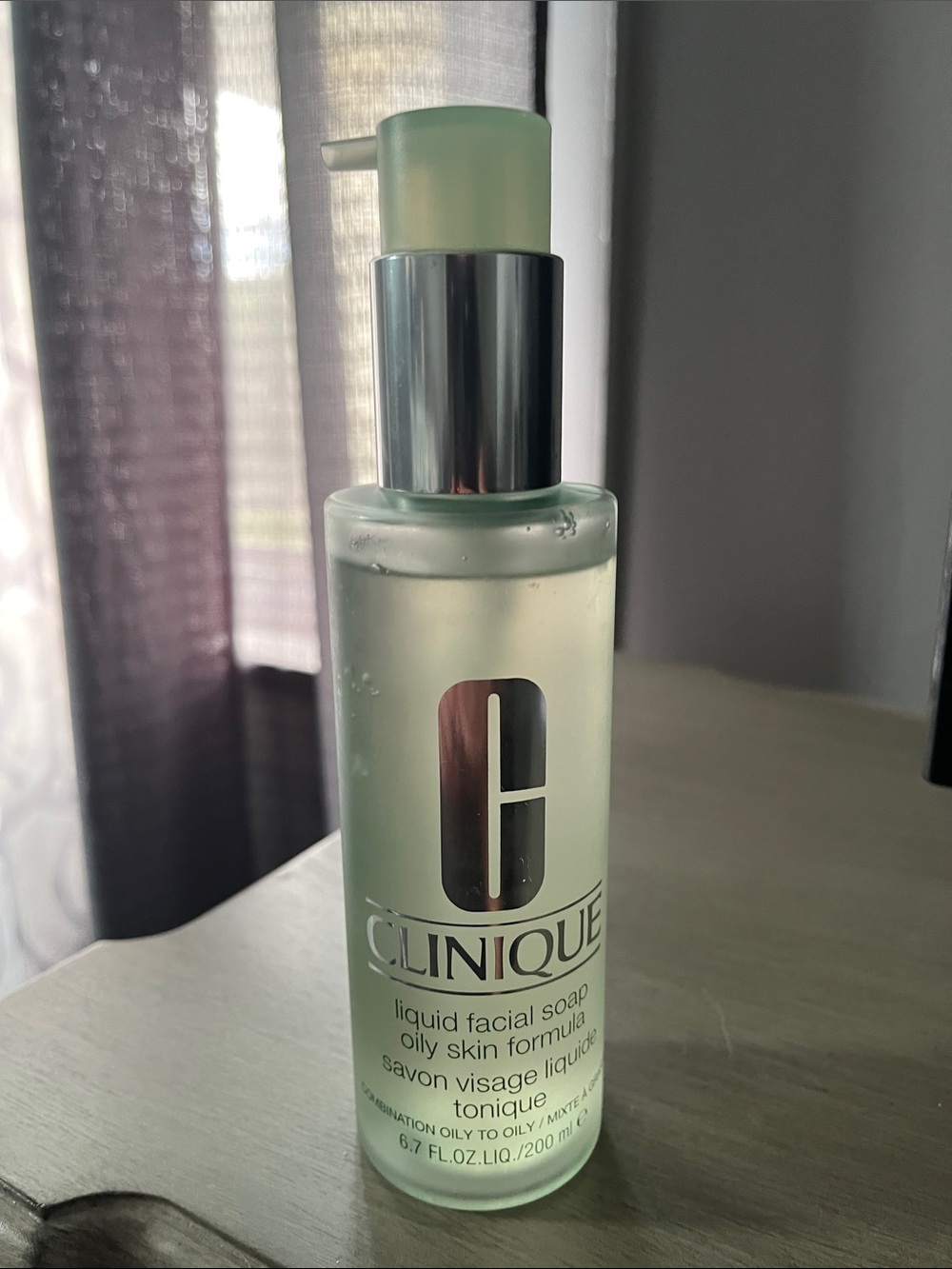 Clinique Frosted Light Green Pump Facial Soap